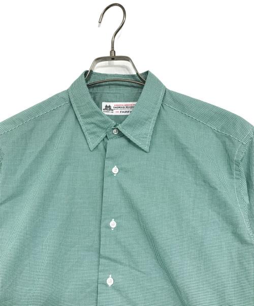 FAIRFAX（フェアファックス）FAIRFAX (フェアファックス) トーマスメイソンギンガムチェックシャツ グリーン サイズ:Mの古着・服飾アイテム