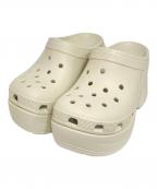 crocsクロックス）の古着「Siren Clog ヒールサンダル」｜ベージュ