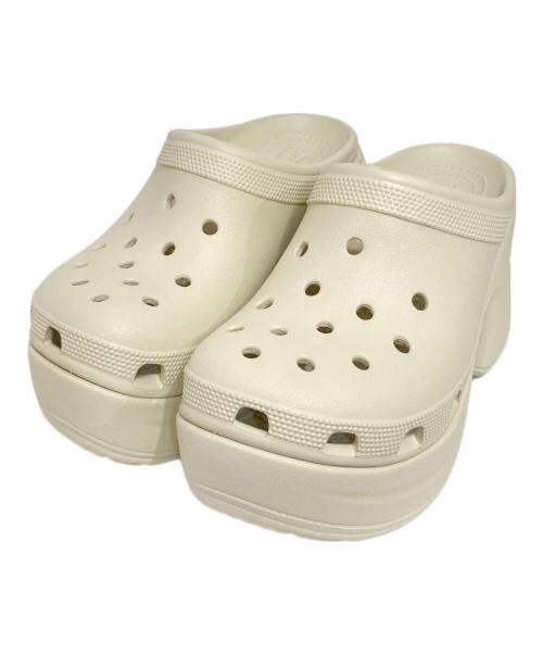 crocs（クロックス）crocs (クロックス) Siren Clog ヒールサンダル ベージュ サイズ:M4 | W6の古着・服飾アイテム