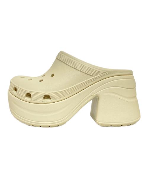 crocs（クロックス）crocs (クロックス) Siren Clog ヒールサンダル ベージュ サイズ:M4 | W6の古着・服飾アイテム