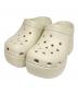 crocs（クロックス）の古着「Siren Clog ヒールサンダル」｜ベージュ