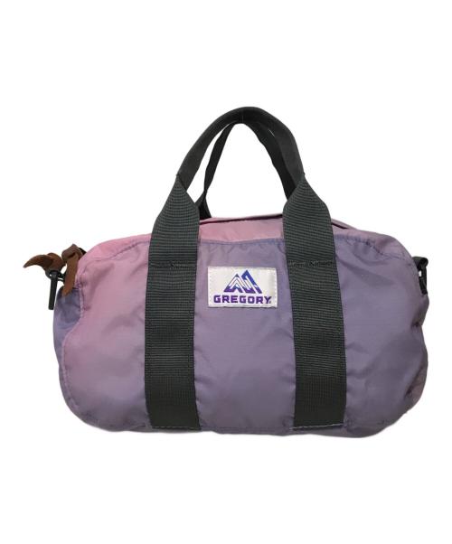 GREGORY（グレゴリー）GREGORY (グレゴリー) PONY BAG BMG グラデーションカラーショルダーバッグ パープル×ピンクの古着・服飾アイテム