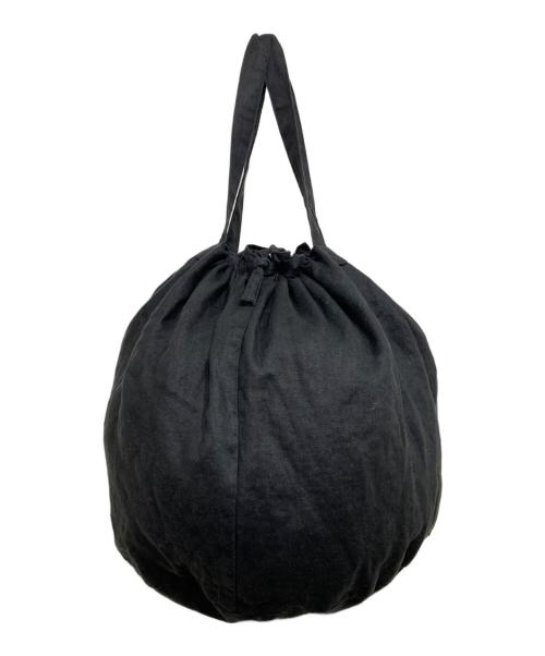 KAGURE（カグレ）KAGURE (カグレ) リネンキンチャクバッグ ブラック サイズ:Freeの古着・服飾アイテム