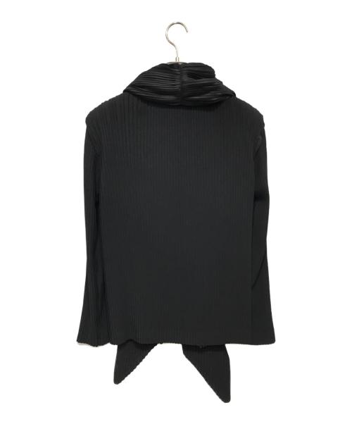 ISSEY MIYAKE（イッセイミヤケ）ISSEY MIYAKE (イッセイミヤケ) オールドデザインプリーツジャケット ブラック サイズ:Mの古着・服飾アイテム