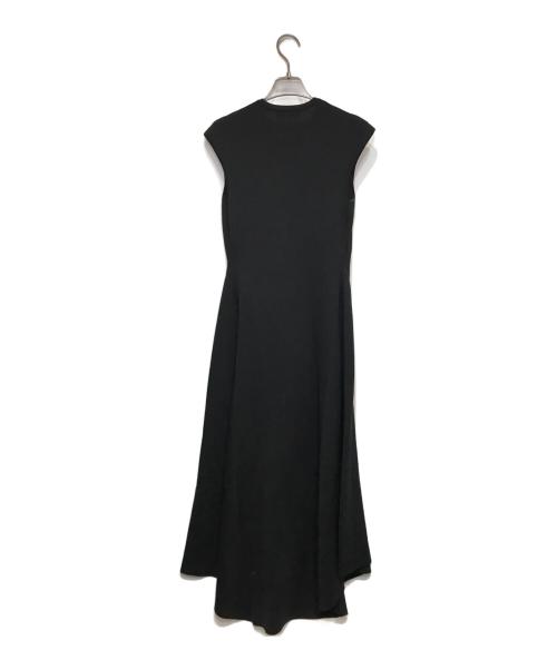 WRAPINKNOT（ラッピンノット）WRAPINKNOT (ラッピンノット) STUDIOUS別注 フレンチスリーブハーフジップワンピース ブラックの古着・服飾アイテム