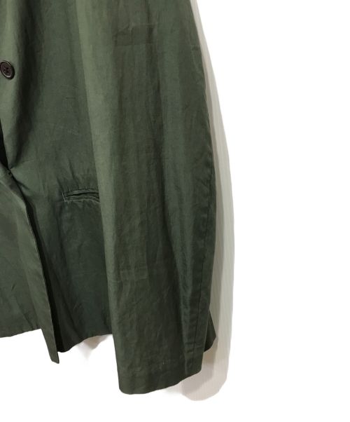 AURALEE（オーラリー）AURALEE (オーラリー) 18SS SHAWL COLLAR JACKET カーキ サイズ:3の古着・服飾アイテム