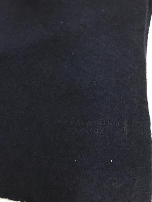 MACKINTOSH LONDON（マッキントッシュ ロンドン）MACKINTOSH LONDON (マッキントッシュ ロンドン) カシミヤストール ネイビーの古着・服飾アイテム