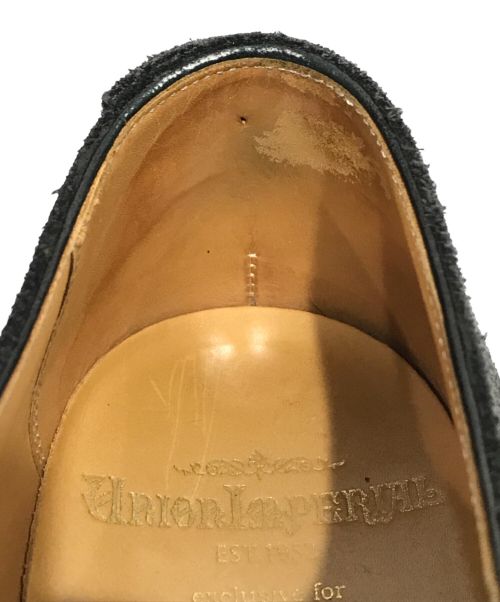 UNION IMPERIAL（ユニオンインペリアル）UNION IMPERIAL (ユニオンインペリアル) UNIVERSAL LANGUAGE (ユニバーサルランゲージ) スエードシューズ ブラック サイズ:6 1/2の古着・服飾アイテム
