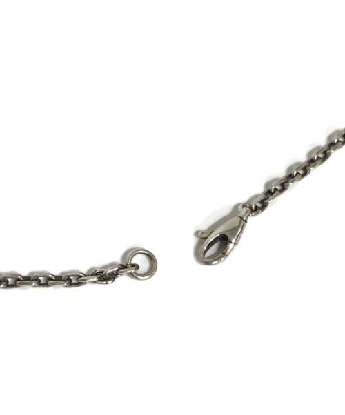 GUCCI（グッチ）GUCCI (グッチ) インターロッキングG ハート ネックレス シルバー(色)×ブルー サイズ:記載なしの古着・服飾アイテム