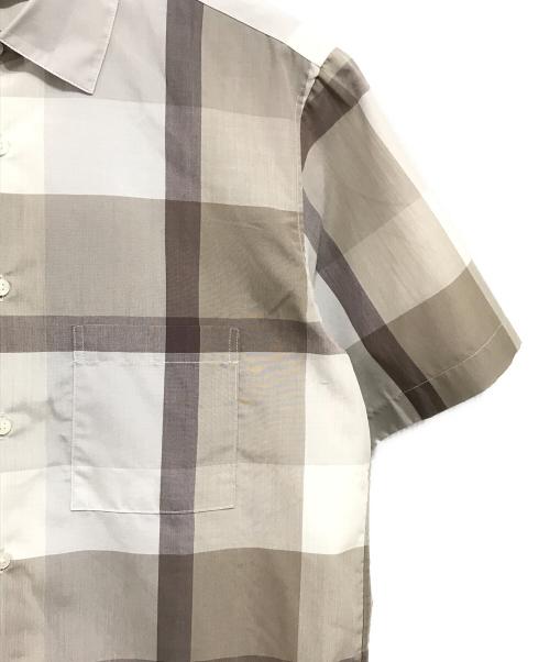 BLACK LABEL CRESTBRIDGE（ブラックレーベル クレストブリッジ）BLACK LABEL CRESTBRIDGE (ブラックレーベル クレストブリッジ) ハイツイスト クレストブリッジチェック レギュラーシャツ ブラウン サイズ:Mの古着・服飾アイテム