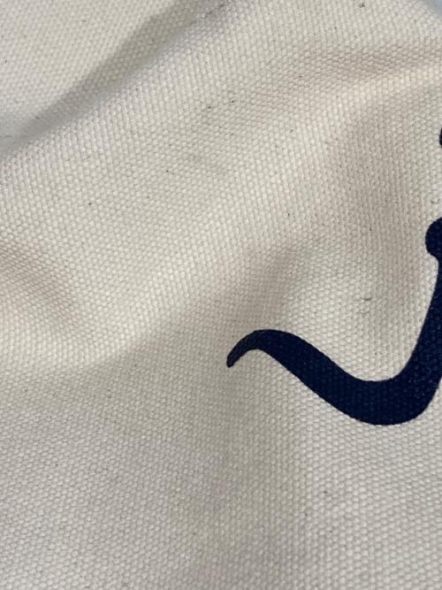 russet（ラシット）russet (ラシット) キャンバスショルダーバッグ アイボリー×ネイビーの古着・服飾アイテム