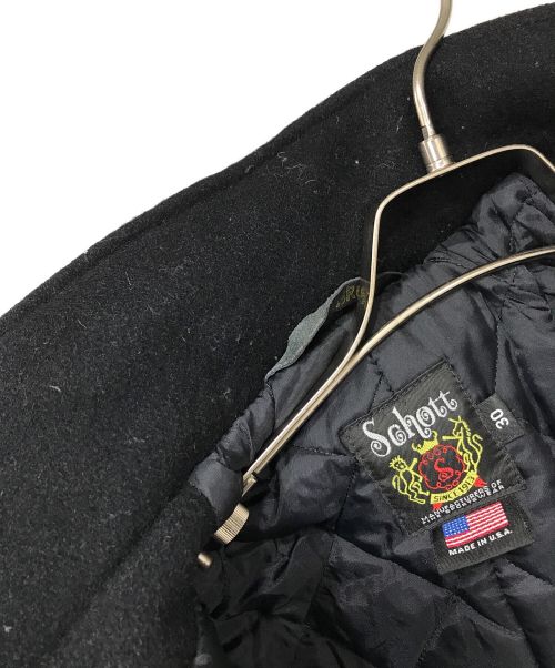 Schott（ショット）Schott (ショット) ウールライダースジャケット ブラック サイズ:30の古着・服飾アイテム