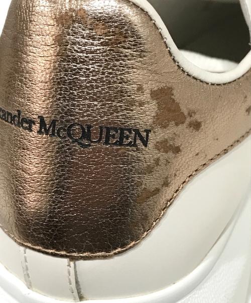 ALEXANDER McQUEEN（アレキサンダーマックイーン）ALEXANDER McQUEEN (アレキサンダーマックイーン) Oversize Sneakers  ローカットスニーカー ホワイト×ローズゴールド サイズ:34の古着・服飾アイテム