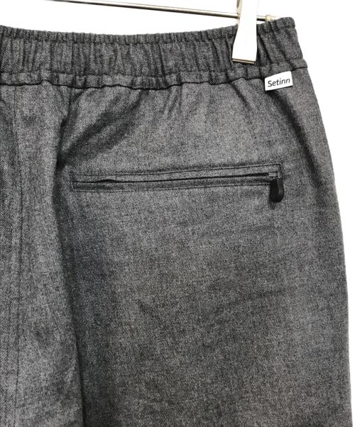 SETINN（セットイン）SETINN (セットイン) 24AW Tournament Flex Trousers トラウザーズパンツ グレー サイズ:Mの古着・服飾アイテム