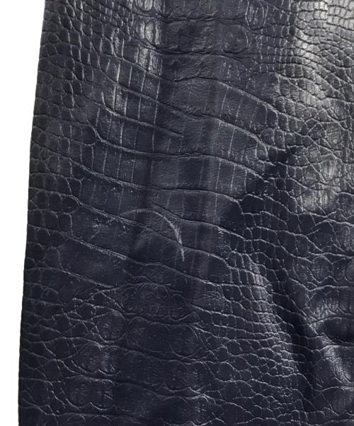 MSGM（エムエスジーエム）MSGM (エムエスジーエム) クロコデザインパンツ ネイビー サイズ:48の古着・服飾アイテム