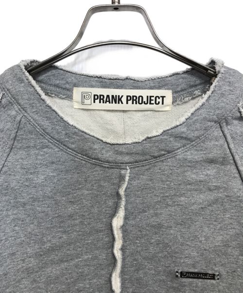 PRANK PROJECT（プランクプロジェクト）PRANK PROJECT (プランクプロジェクト) Shirt Layered Sweatshirt グレー サイズ:FREEの古着・服飾アイテム
