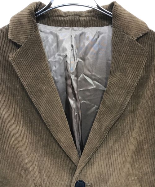 mamnick（マムニック）mamnick (マムニック) Lathkill Coat コーデュロイコート ブラウン サイズ:46の古着・服飾アイテム