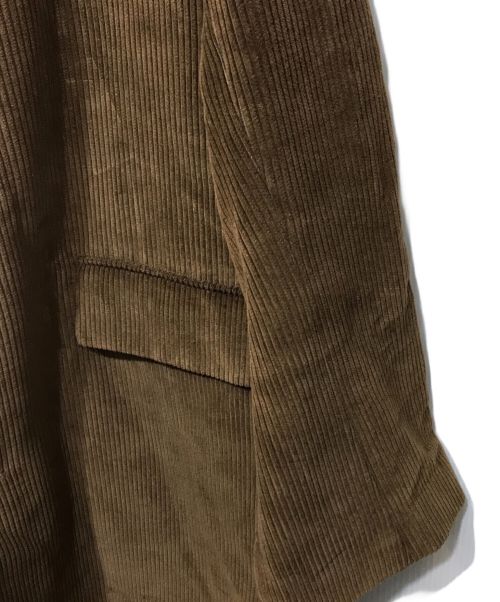 mamnick（マムニック）mamnick (マムニック) Lathkill Coat コーデュロイコート ブラウン サイズ:46の古着・服飾アイテム