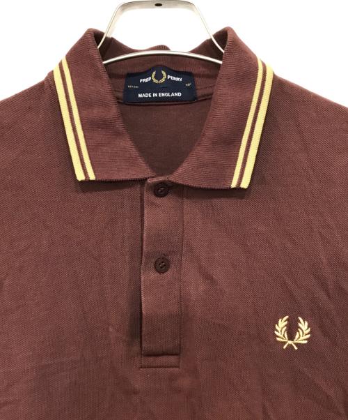 FRED PERRY（フレッドペリー）FRED PERRY (フレッドペリー) ポロシャツ ブラウン サイズ:40の古着・服飾アイテム