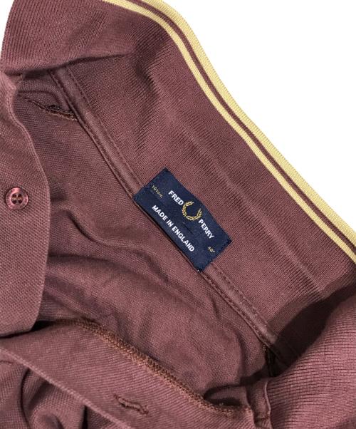 FRED PERRY（フレッドペリー）FRED PERRY (フレッドペリー) ポロシャツ ブラウン サイズ:40の古着・服飾アイテム