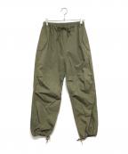 FRAMeWORKフレームワーク）の古着「コットンナイロンミリタリーパンツ」｜グリーン