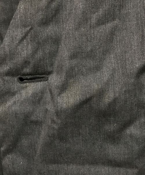 The Loft labo（ザロフトラボ）the loft labo (ザロフトラボ) ノーカラーダウンコート グレーの古着・服飾アイテム