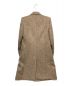 GUCCI (グッチ) 22AW ZAFUT ウールヘリンボーンダブルブレストコート ブラウン サイズ:48：130000円
