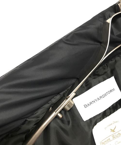BARNYARDSTORM（バンヤードストーム）BARNYARDSTORM (バンヤードストーム) 24AW フーディーダウンベスト【撥水】 ブラック サイズ:1の古着・服飾アイテム