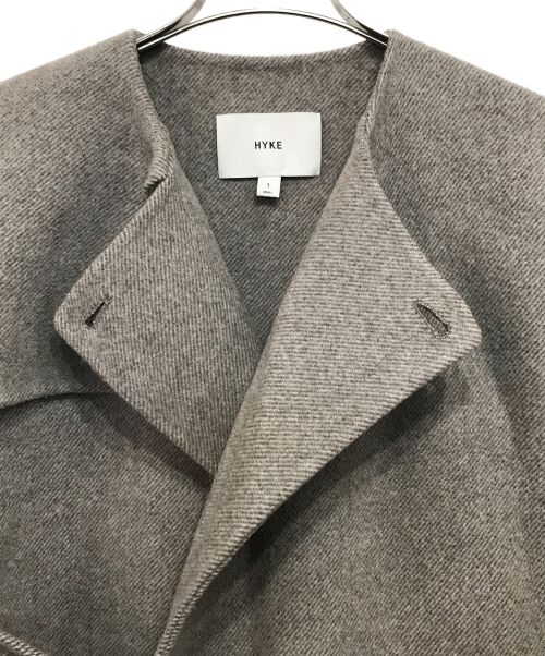 HYKE（ハイク）HYKE (ハイク) DOUBLE FACE TRENCH COAT グレー サイズ:1の古着・服飾アイテム