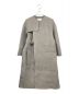 HYKE（ハイク）の古着「DOUBLE FACE TRENCH COAT」｜グレー