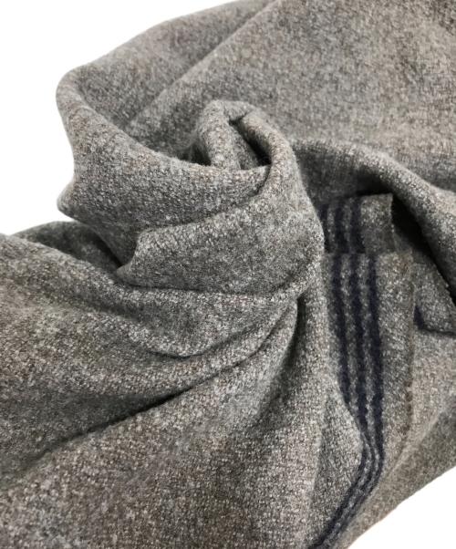 45rpm（45アールピーエム）45rpm (45アールピーエム) 大判ストール ブラウンの古着・服飾アイテム