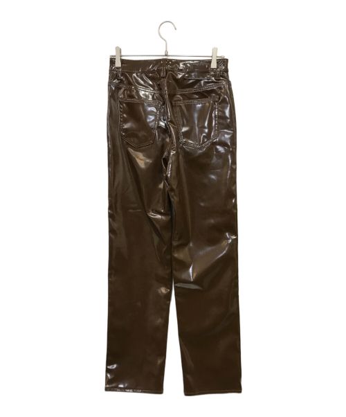 MM6 Maison Margiela（エムエムシックスメゾンマルジェラ）MM6 Maison Margiela (エムエムシックス メゾンマルジェラ) コーティングバックトゥジーンズ ブラウン サイズ:38の古着・服飾アイテム