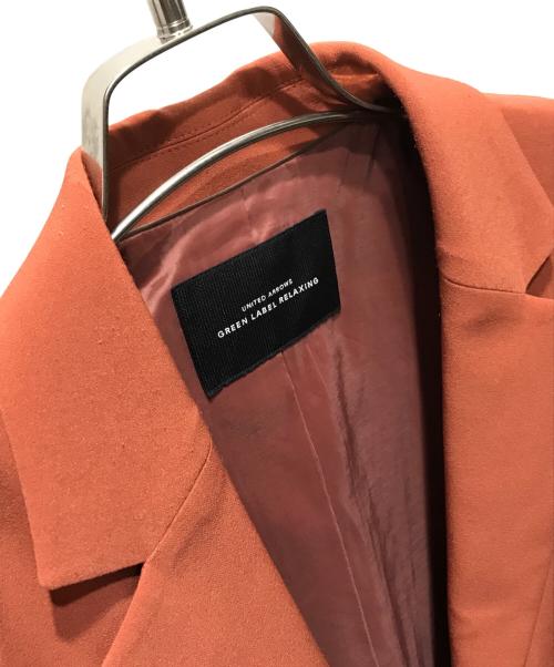 U.A. GreenLabelRelaxing（ユナイテッドアローズグリーンレーベル リラクシング）U.A. GreenLabelRelaxing (ユナイテッドアローズグリーンレーベル リラクシング) テーラードジャケット オレンジ サイズ:36の古着・服飾アイテム