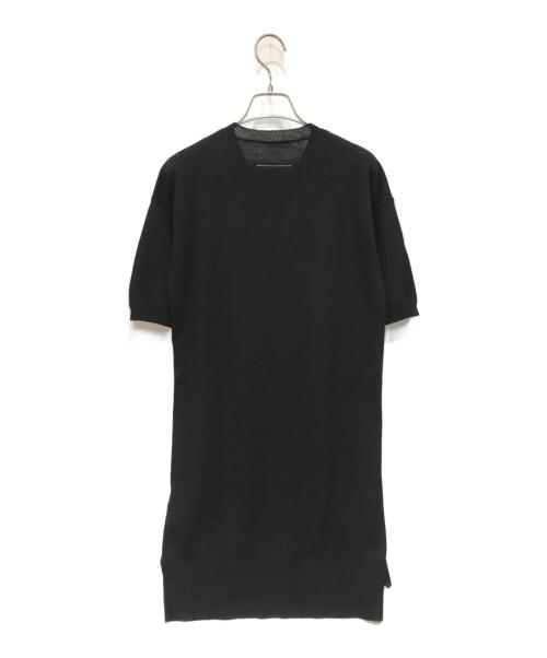 MM6 Maison Margiela（エムエムシックスメゾンマルジェラ）MM6 Maison Margiela (エムエムシックスメゾンマルジェラ) ニットワンピース ブラック サイズ:Sの古着・服飾アイテム