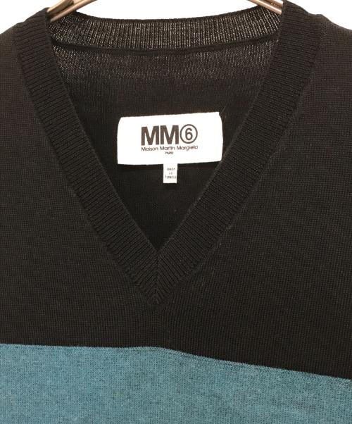 MM6 Maison Margiela（エムエムシックスメゾンマルジェラ）MM6 Maison Margiela (エムエムシックスメゾンマルジェラ) ニットワンピース ブラック サイズ:Sの古着・服飾アイテム