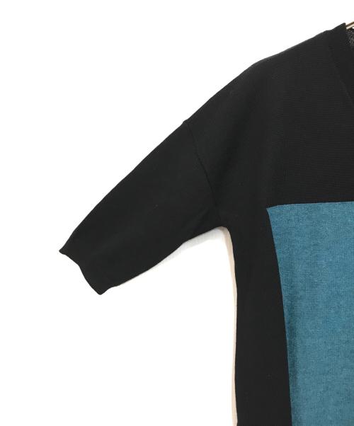 MM6 Maison Margiela（エムエムシックスメゾンマルジェラ）MM6 Maison Margiela (エムエムシックスメゾンマルジェラ) ニットワンピース ブラック サイズ:Sの古着・服飾アイテム