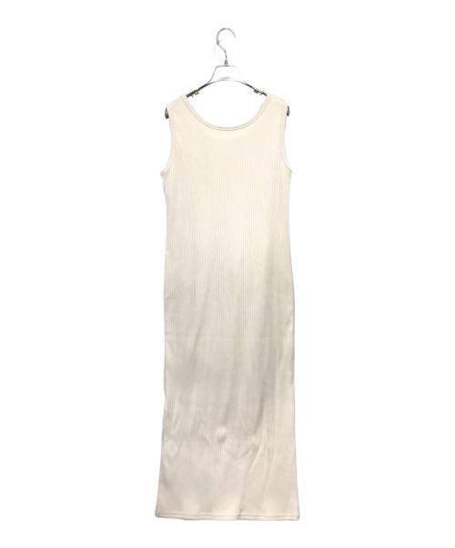 RIVE DROITE（リヴドロワ）RIVE DROITE (リヴドロワ) 2WAYリブタンクワンピース ベージュ サイズ:Fの古着・服飾アイテム