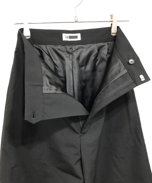 H BEAUTY&YOUTH（エイチ ビューティー&ユース）H BEAUTY&YOUTH (エイチ ビューティー&ユース) タイプライターバレルパンツ ブラック サイズ:38の古着・服飾アイテム