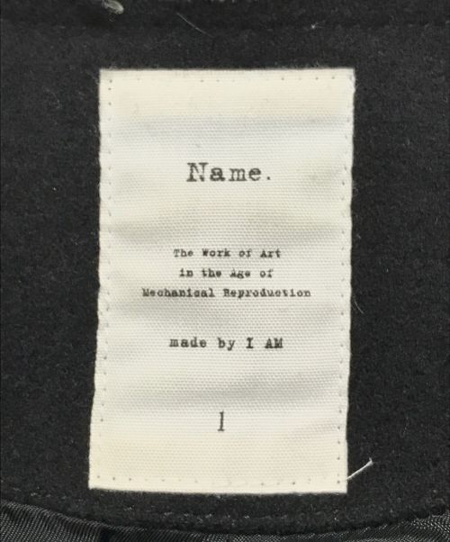 Name.（ネーム）Name. (ネーム) ノーカラージャケット ブラック サイズ:1の古着・服飾アイテム