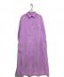 SHENERY（シーナリー）の古着「コットンマキシシャツワンピース」｜パープル
