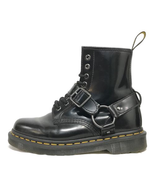 Dr.Martens（ドクターマーチン）Dr.Martens (ドクターマーチン) ８ホールバックルブーツ ブラック サイズ:UK5の古着・服飾アイテム