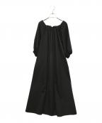 URBAN RESEARCHアーバンリサーチ）の古着「23SS 撥水ネックギャザーワンピース」｜ブラック