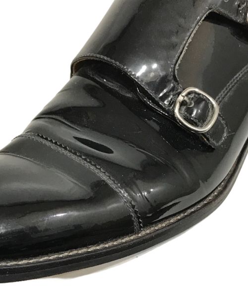 CHURCH'S（チャーチ）CHURCH'S (チャーチ) AGGIE ダブルモンクストラップシューズ ブラック サイズ:371/2の古着・服飾アイテム