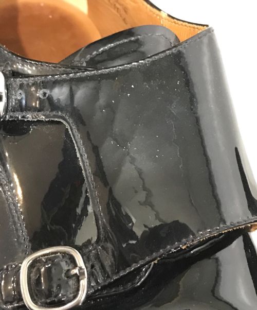 CHURCH'S（チャーチ）CHURCH'S (チャーチ) AGGIE ダブルモンクストラップシューズ ブラック サイズ:371/2の古着・服飾アイテム