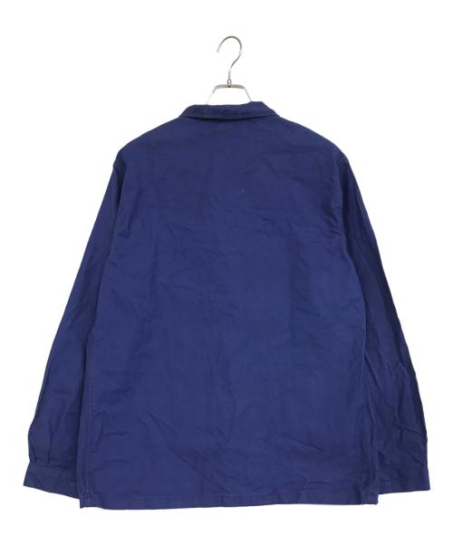 Henry Beaudeux（ヘンリー ビューデュクス）HENRY BEAUDEUX (ヘンリー ビューデュクス) ユーロカバーオールジャケット ブルー サイズ:52の古着・服飾アイテム