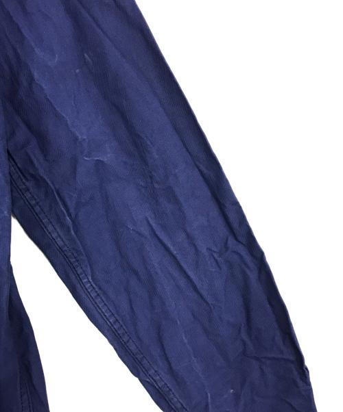 Henry Beaudeux（ヘンリー ビューデュクス）HENRY BEAUDEUX (ヘンリー ビューデュクス) ユーロカバーオールジャケット ブルー サイズ:52の古着・服飾アイテム