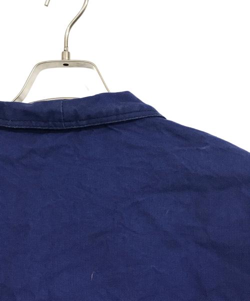 Henry Beaudeux（ヘンリー ビューデュクス）HENRY BEAUDEUX (ヘンリー ビューデュクス) ユーロカバーオールジャケット ブルー サイズ:52の古着・服飾アイテム