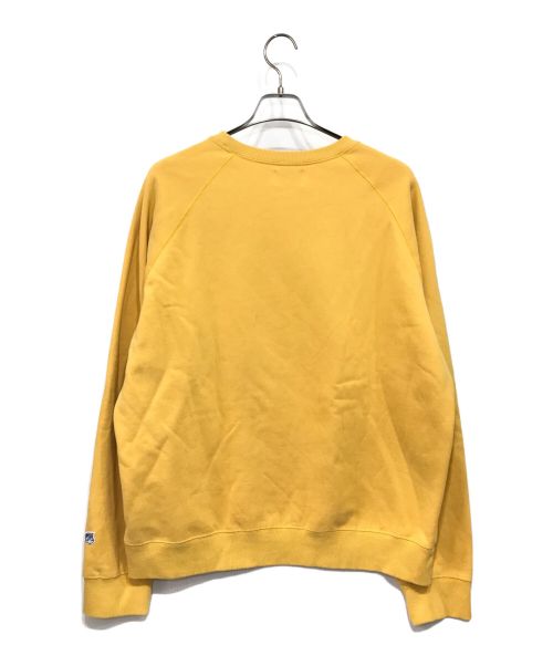 BOYS IN TOY LAND（ボーイズ イン トイランド）BOYS IN TOY LAND (ボーイズ イン トイランド) GRAPHIC RAGLAN SWEAT アーチロゴスウェット イエロー サイズ:XLの古着・服飾アイテム