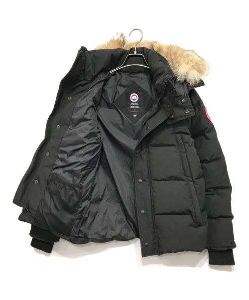 CANADA GOOSE（カナダグース）CANADA GOOSE (カナダグース) Wyndham Parka Fusion Fit Heritage ダウンジャケット ブラック サイズ:Sの古着・服飾アイテム