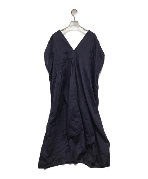 JOURNAL STANDARD relume（ジャーナルスタンダード レリューム）JOURNAL STANDARD relume (ジャーナルスタンダード レリューム) コットンボイルクリンクルタックカフタンワンピース パープル サイズ:Fの古着・服飾アイテム